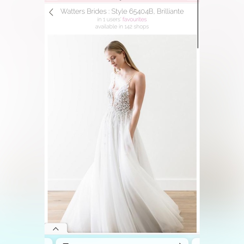 NWT Watters White Wedding Dress